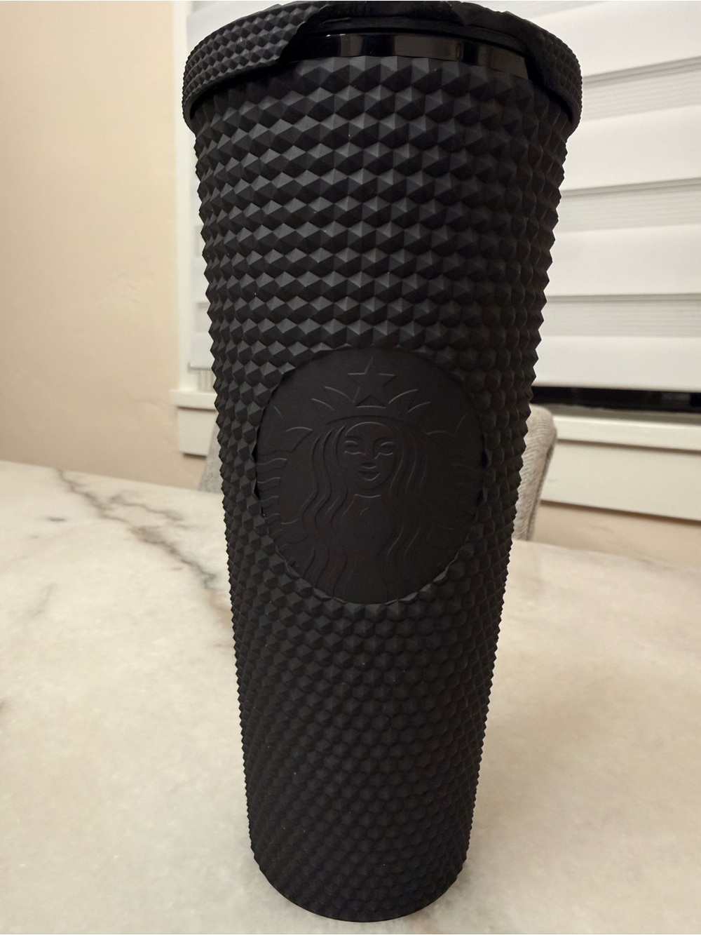 Starbucks Matte Black Studded Tumbler - broken